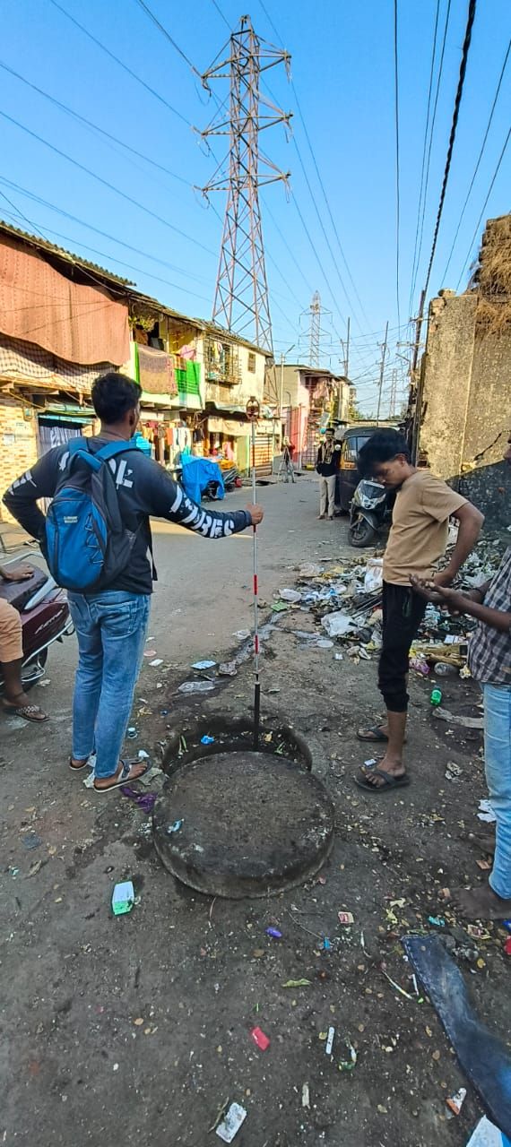 Survey team in the field